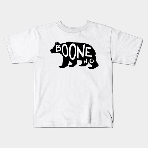 Boone Black Bear Kids T-Shirt by smalltownnc